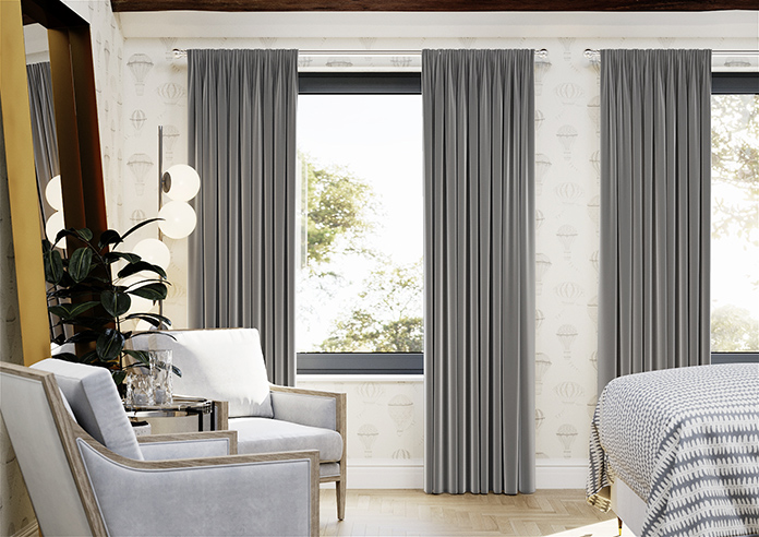 Belgravia, Steel - Made to Measure Curtains - Image 3
